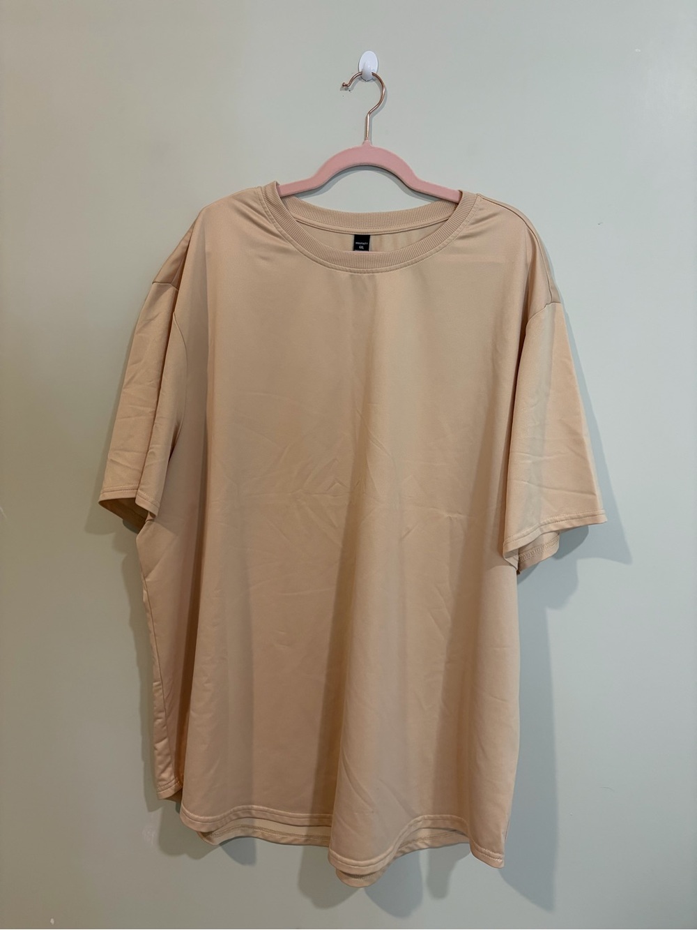 NFINITY Oversized Beige Short Sleeve Tee